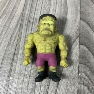 Frankenstein Monster Squishy Rubber Figure Vintage Style Soft Vinyl Toy